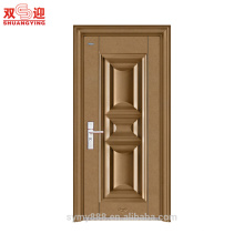 Porta de aço da entrada do metal de China do apartamento Porta de entrada de aço do metal da ferro da folha de single-Theft